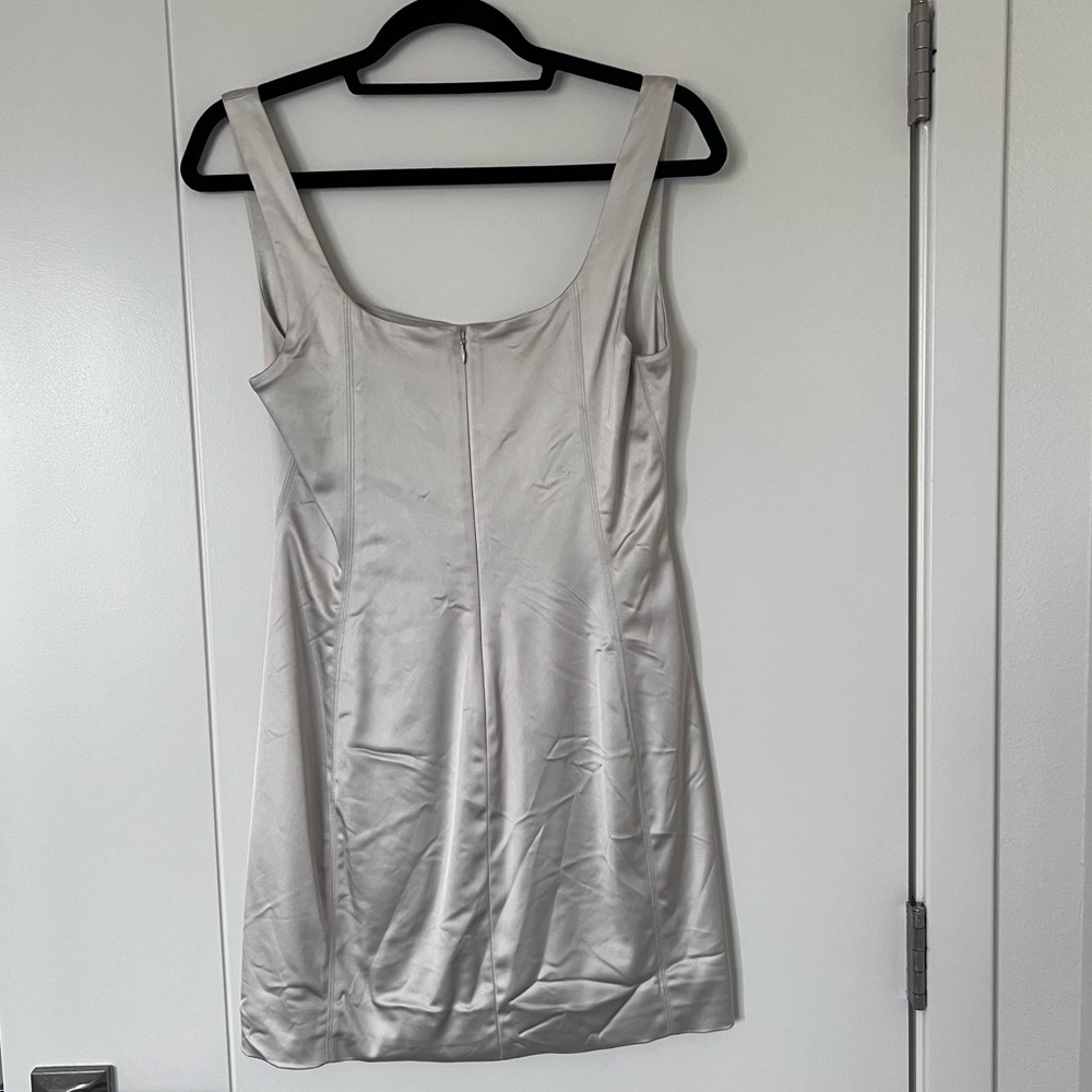 Aritzia TEN by Babaton Premiere Dress in Birch Color Size 8 - Picture 8 of 16